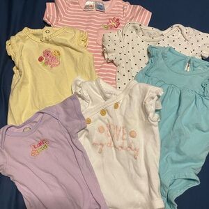 Bundle of Baby Girl Onesies
